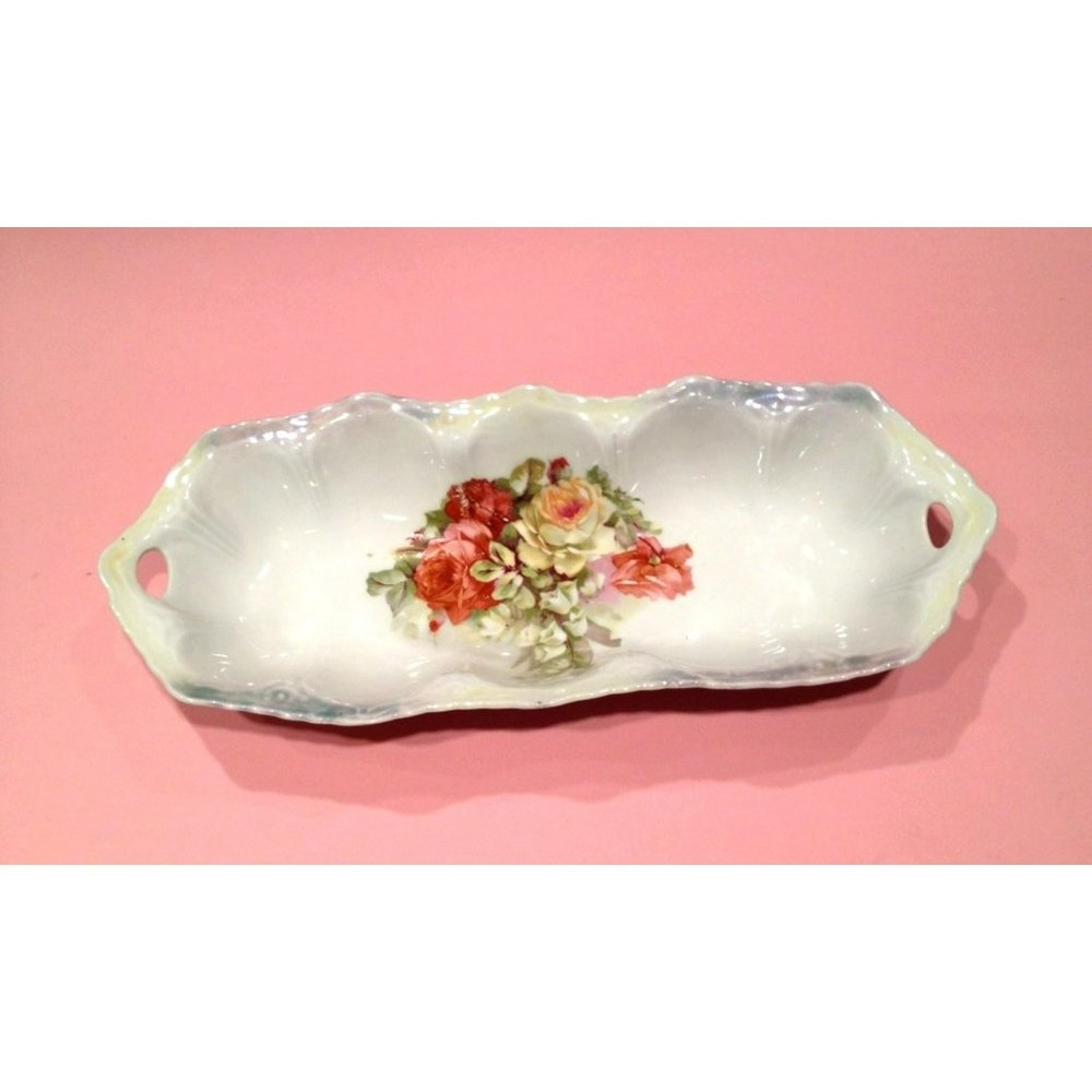 Vintage Handpainted Orla Celery Dish
